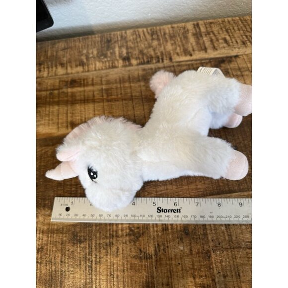 Unicorn Plush Lot Of 2 Stuffed Toys White Pink 7" Mom Baby Perfecto Designs - Picture 5 of 8